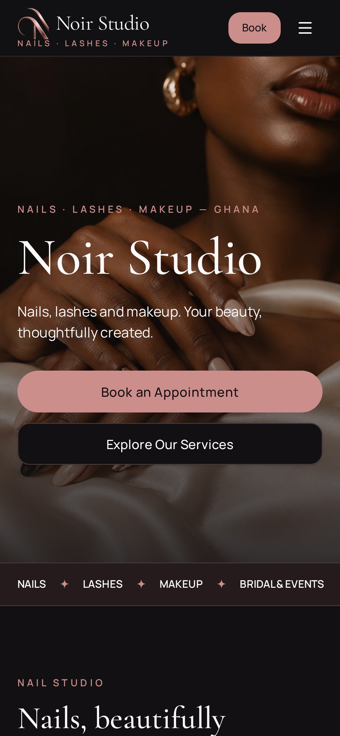 Example of our Landing page work
